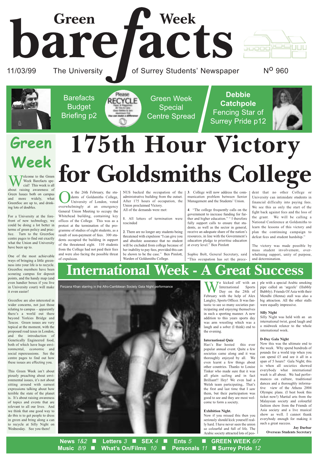 175Th Hour Victory for Goldsmiths College