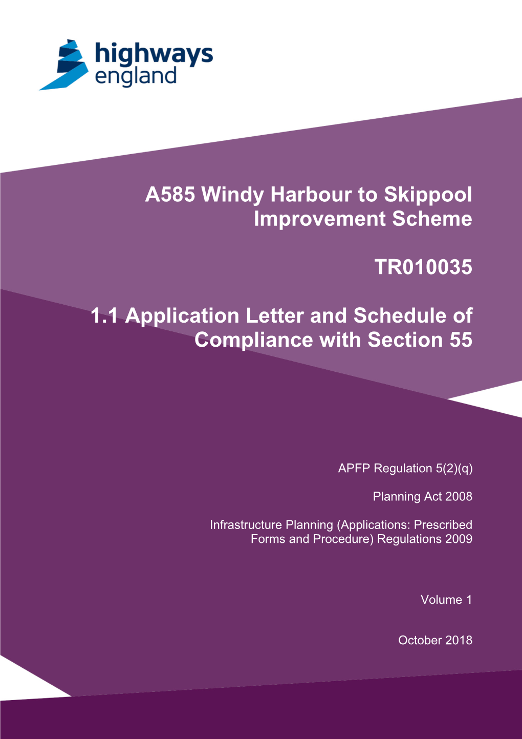 Application Letter and Section 55 Checklist