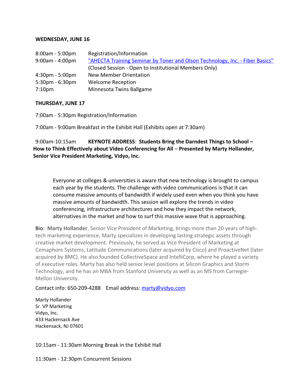 9:00Am - 4:00Pm AHECTA Training Seminar by Toner and Olson Technology, Inc. - Fiber Basics