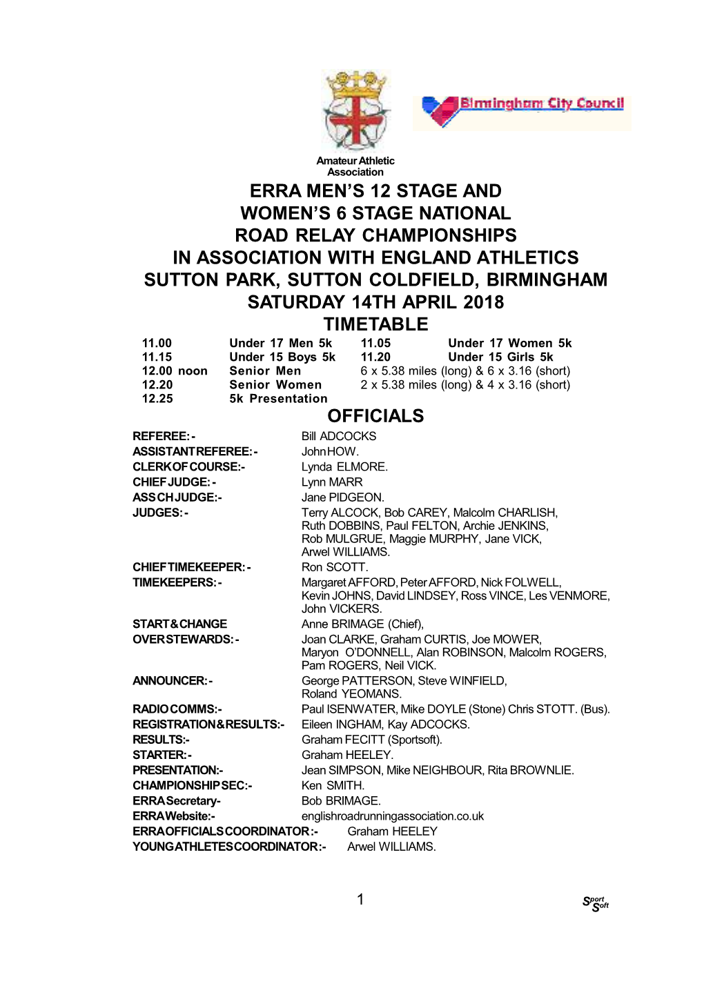 Erra Men's 12 Stage and Women's 6