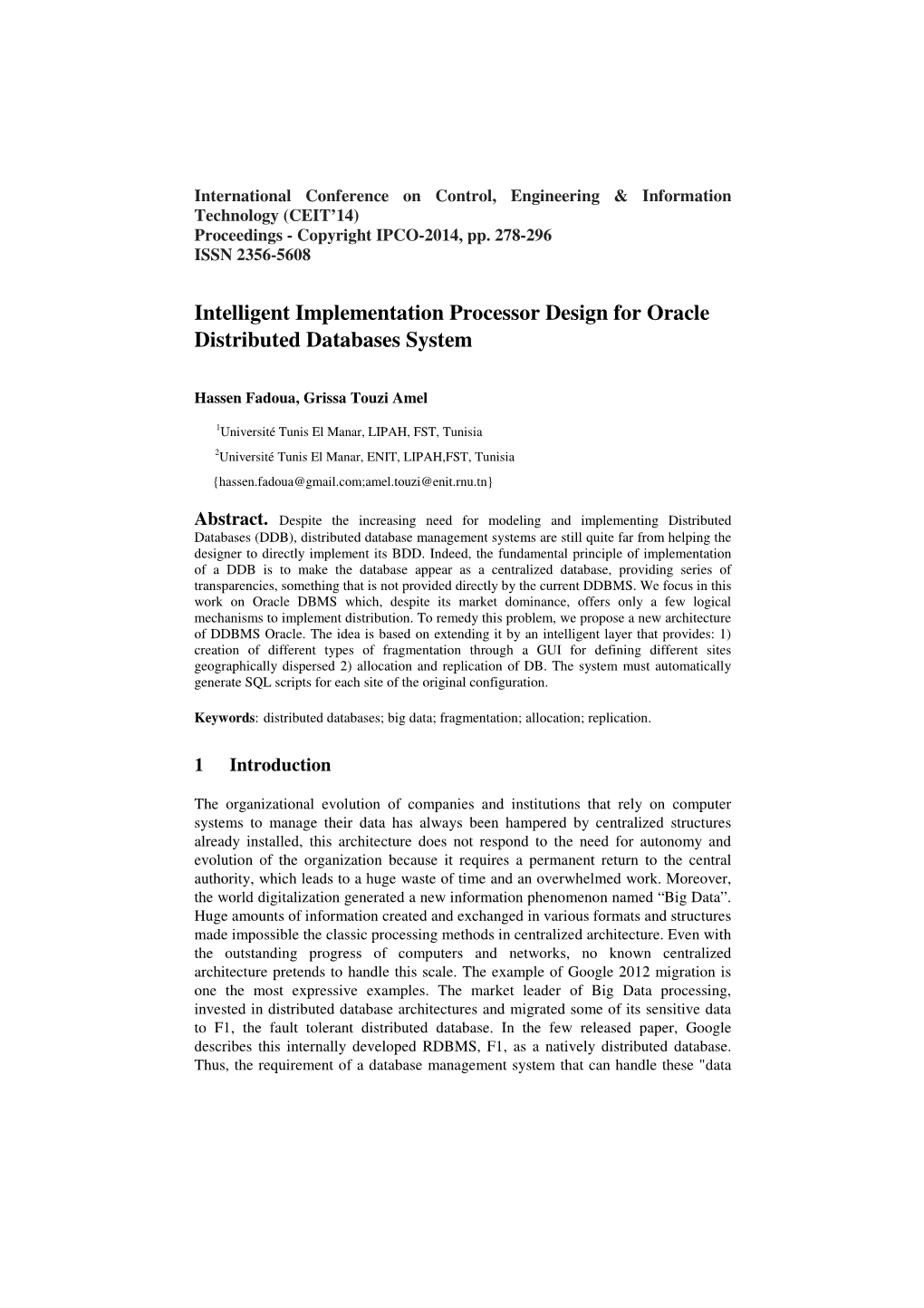 Intelligent Implementation Processor Design for Oracle Distributed Databases System