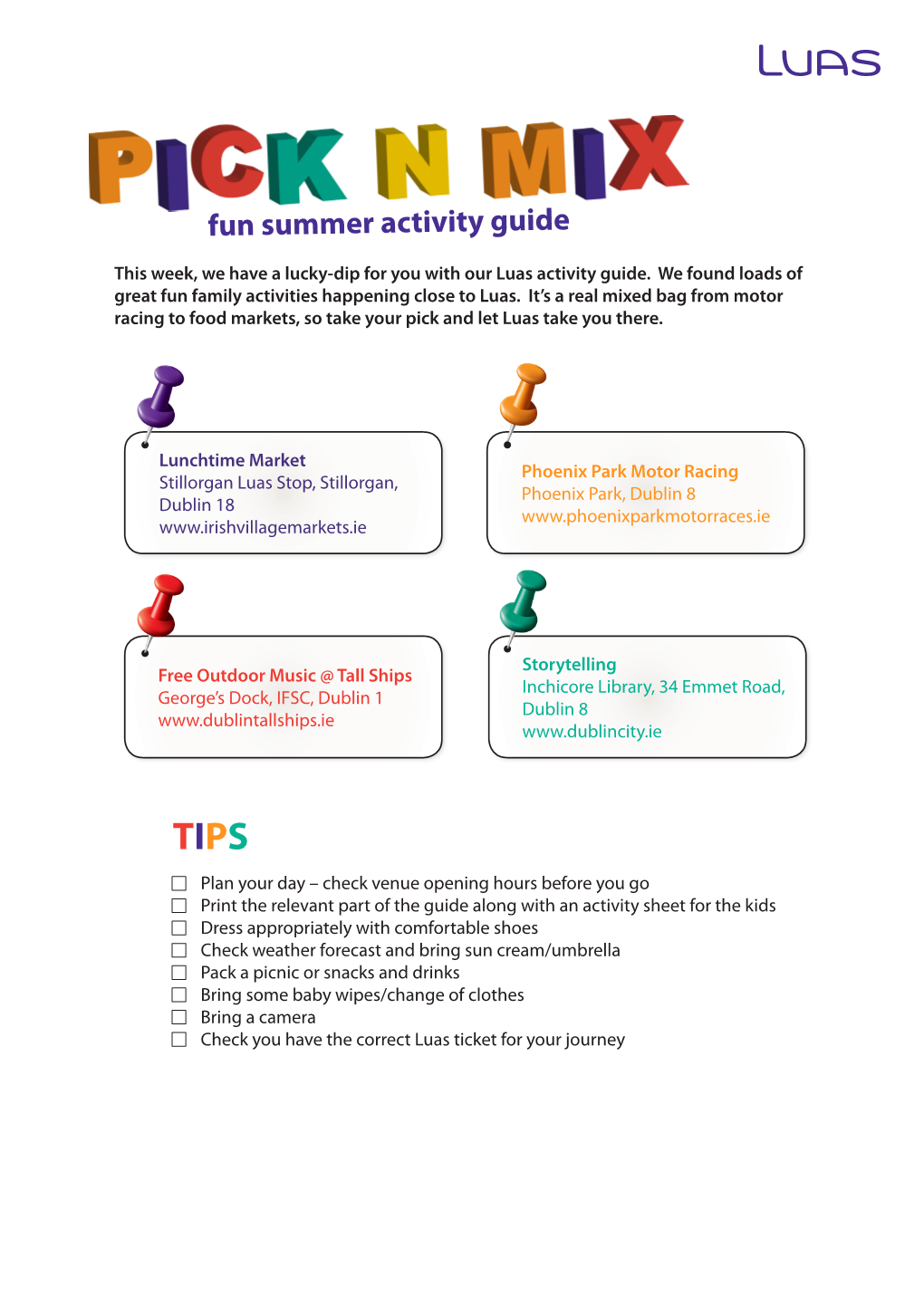 Fun Summer Activity Guide