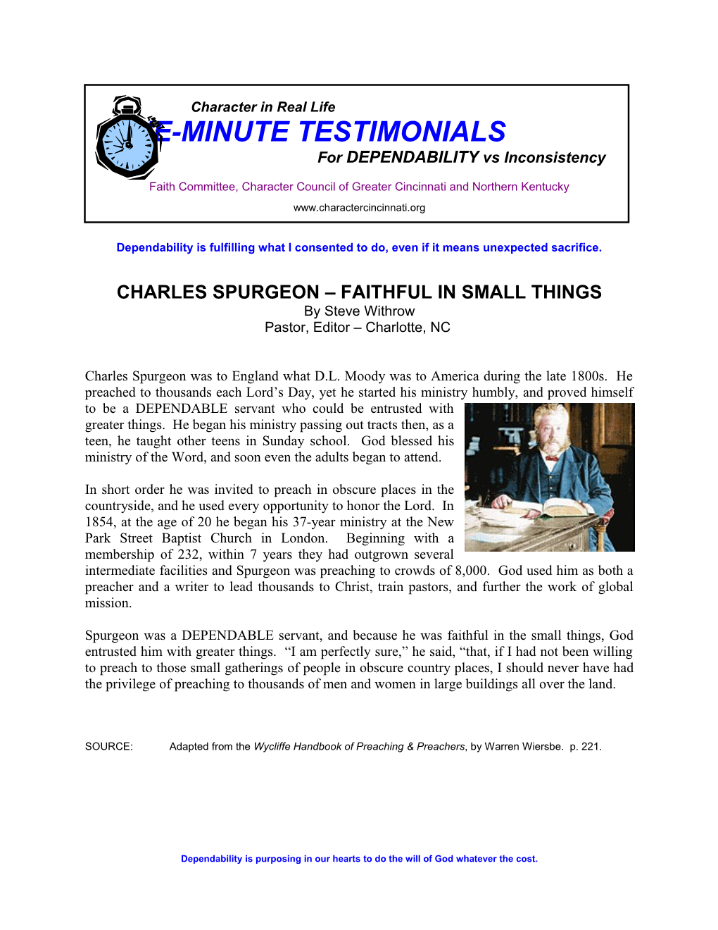 One-Minute Testimonials s1