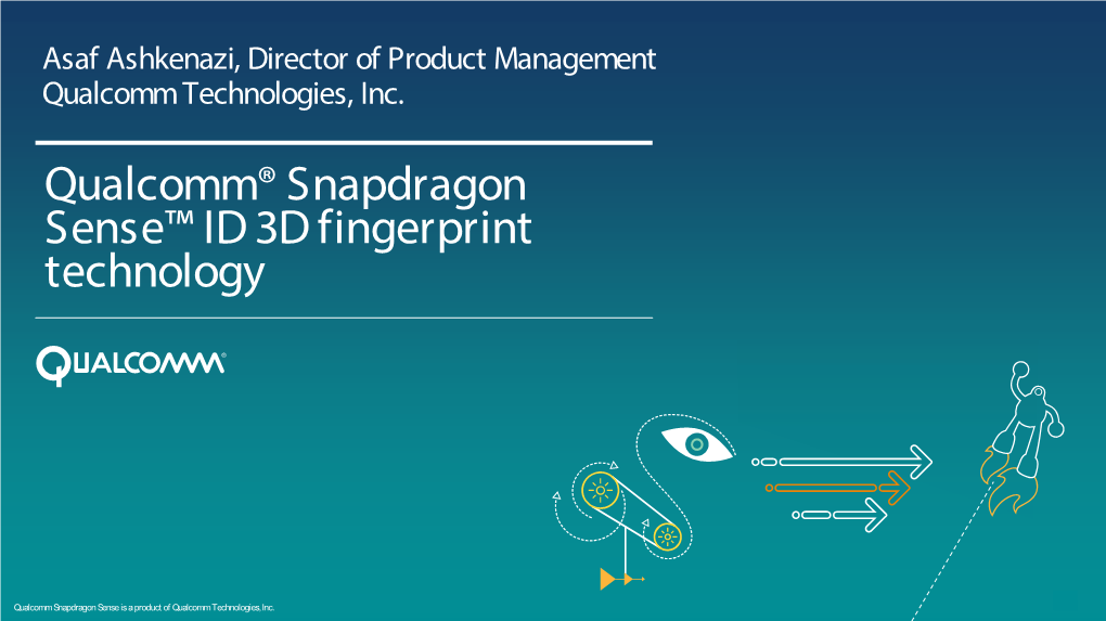 Qualcomm® Snapdragon Sense™ ID 3D Fingerprint Technology