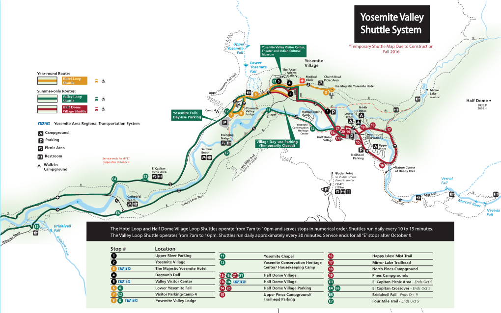 Yosemite Valley Shuttle System