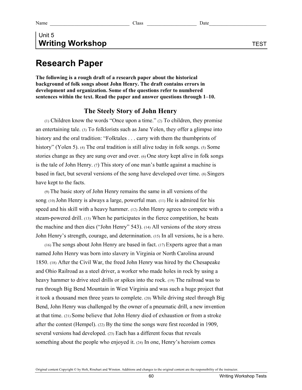 Research Paper