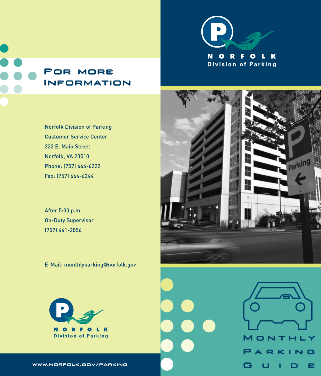 Monthly Parking Guide (PDF)