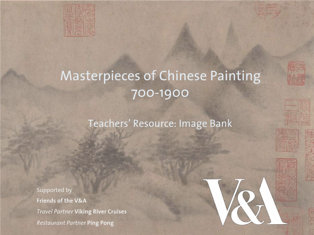 Masterpieces of Chinese Painting 700-1900