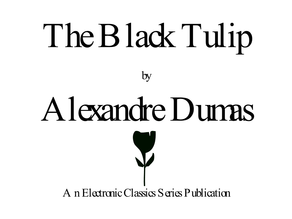 The Black Tulip