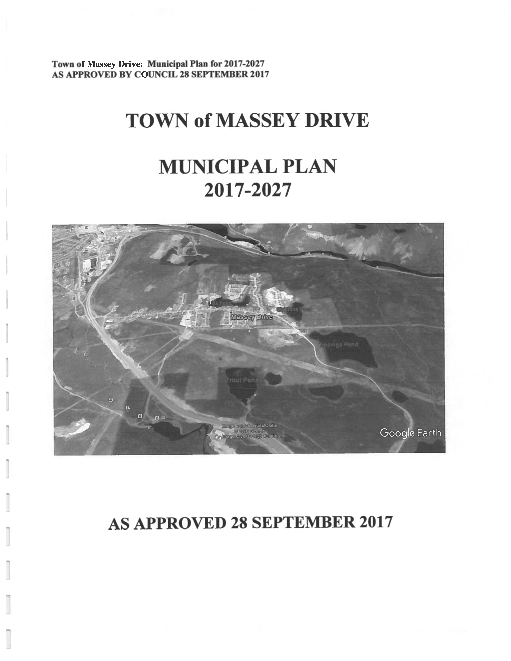 TOWN of MASSEY DRIVE MUNICIPAL PLAN 2017-2027