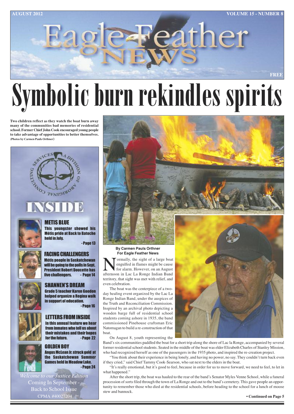 Symbolic Burn Rekindles Spirits