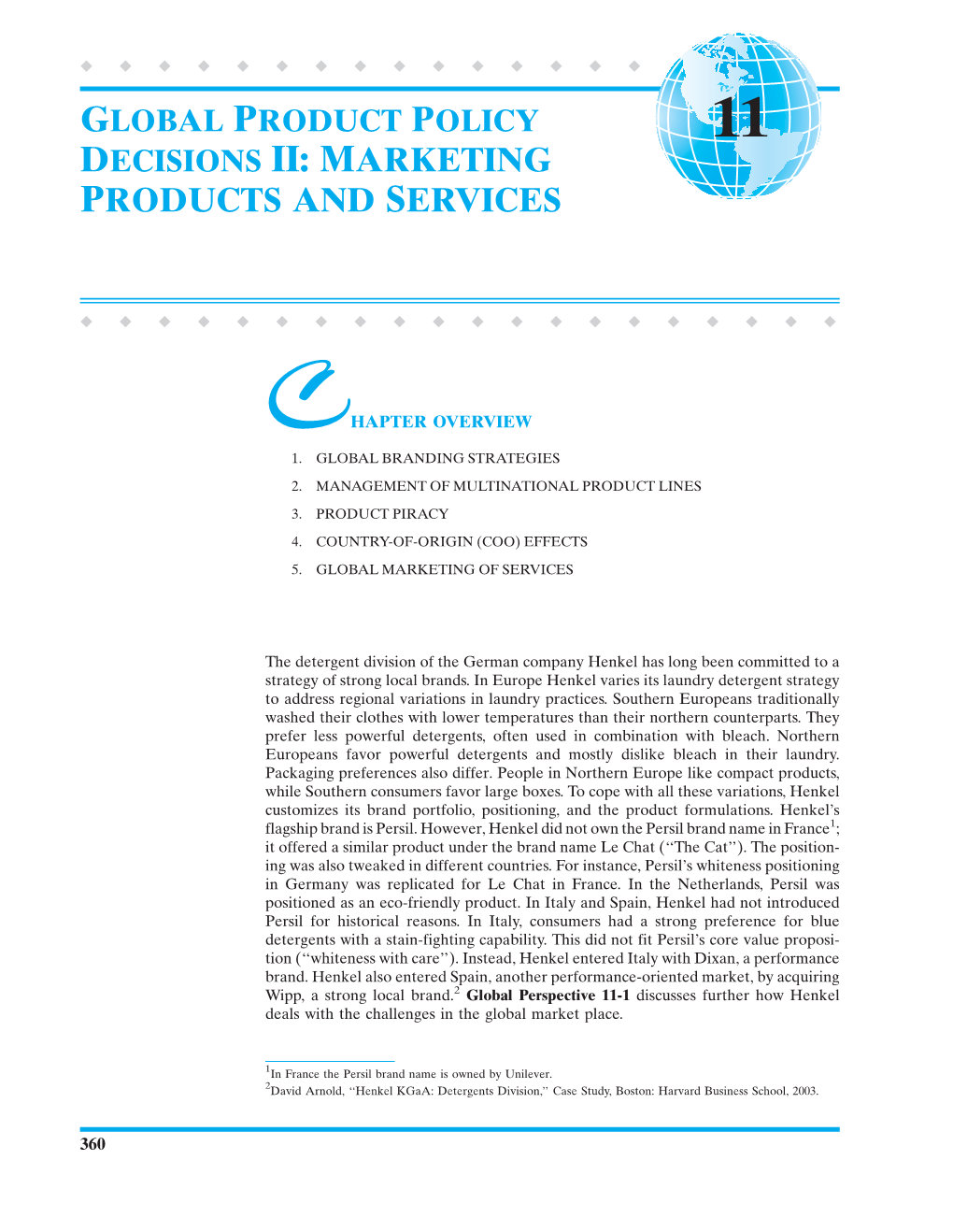 PRODUCTS and SERVICES Rrrrrrrrrrrrrrrrrrrrc HAPTER OVERVIEW