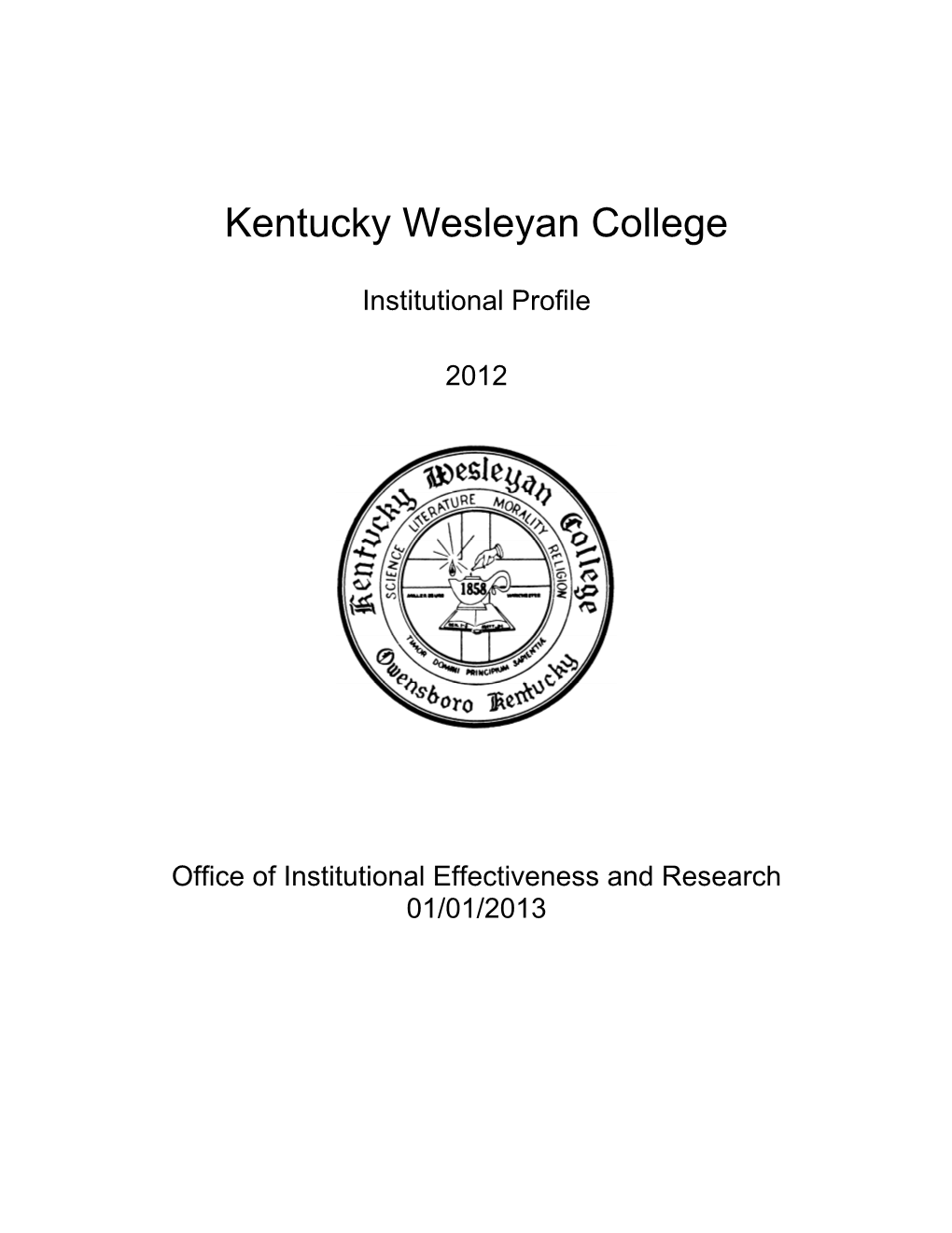 Institutional Profile