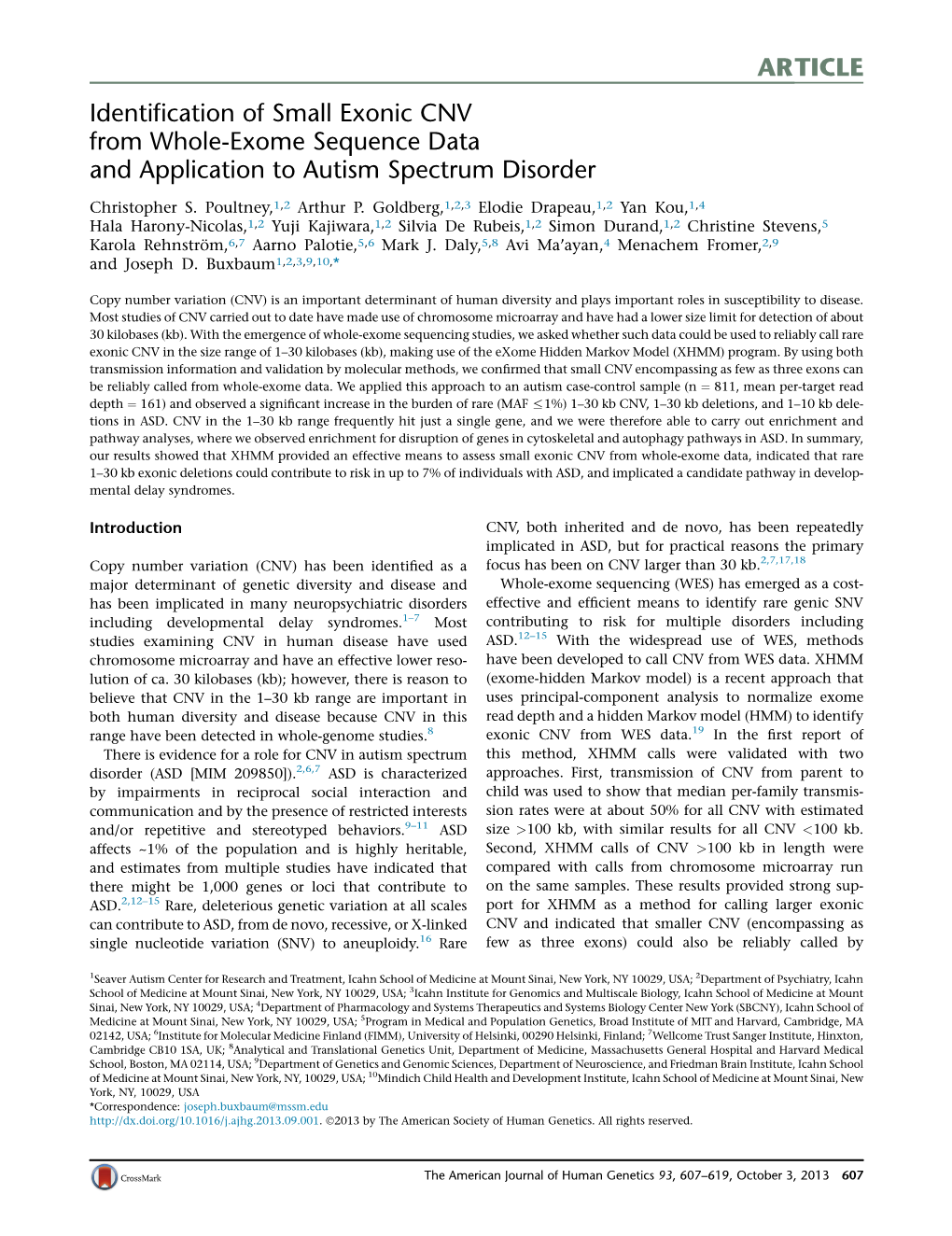 Identification of Small Exonic CNV from Whole-Exome Sequence Data