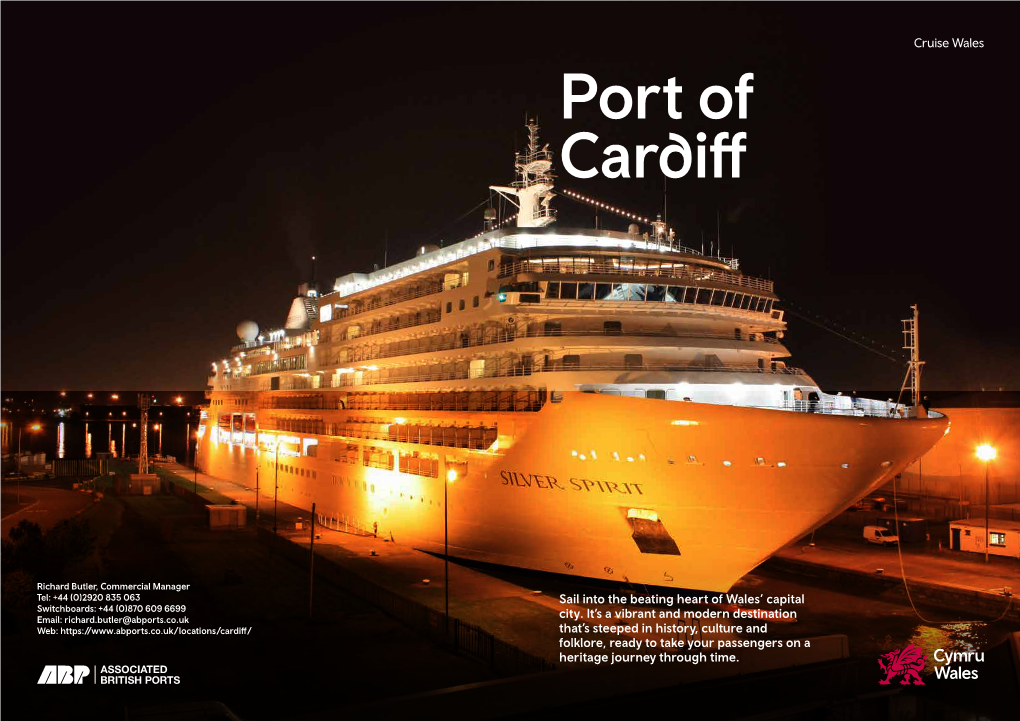 Port of Cardiff Downloadable Brochure