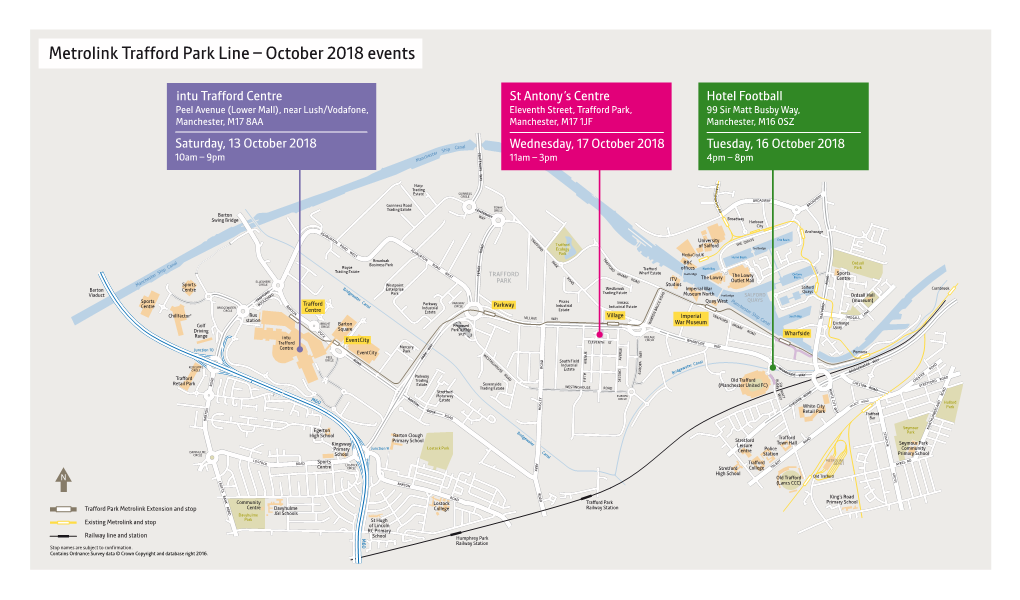 TPL Metrolink Oct 2018 Events