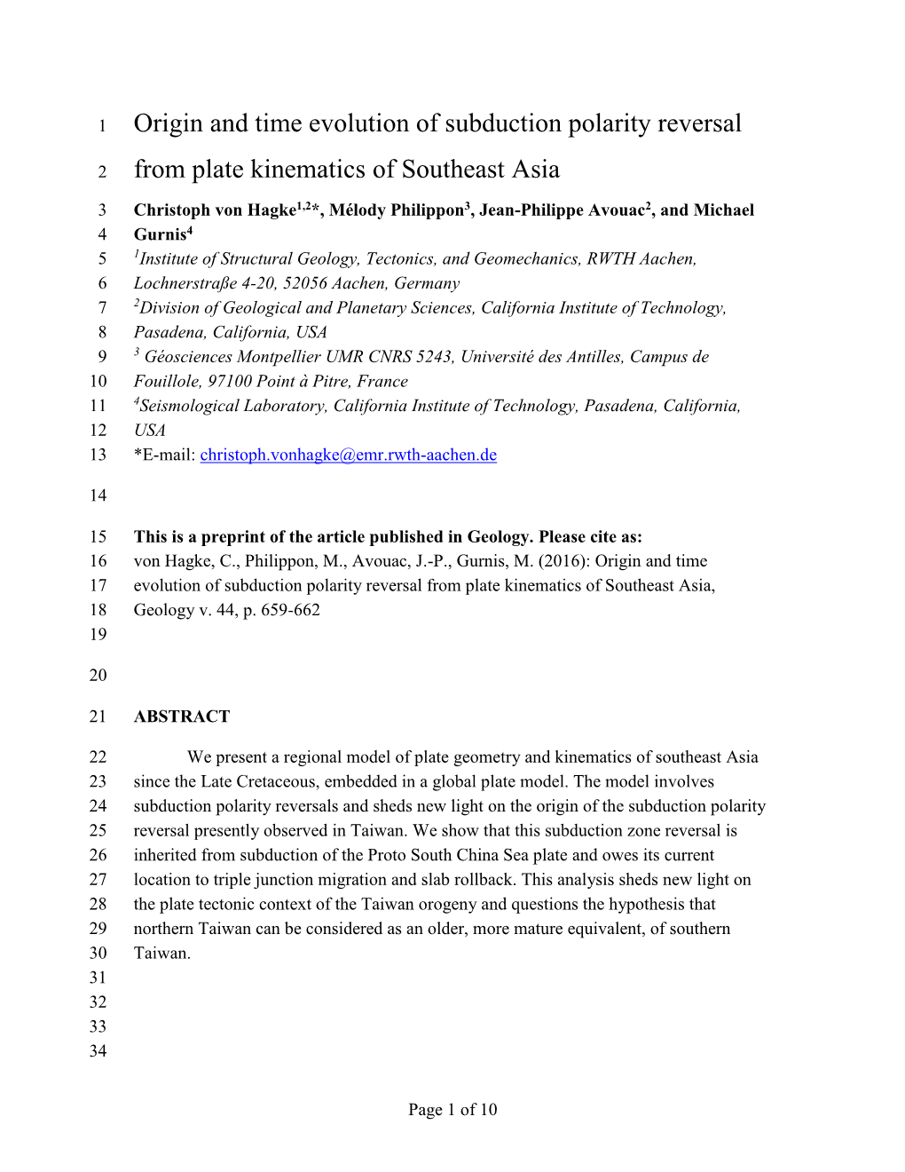 Origin and Time Evolution of Subduction Polarity Reversal