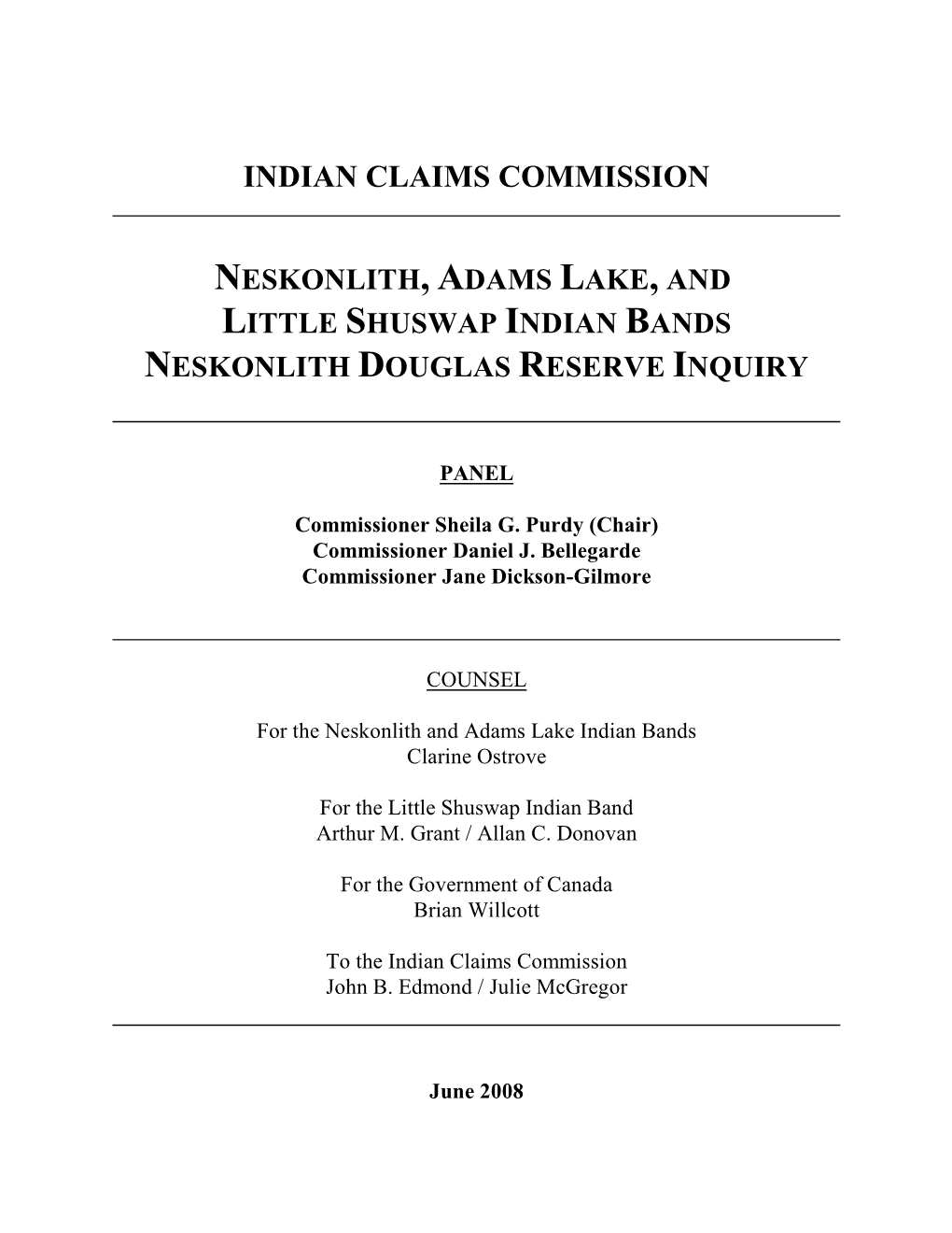 Indian Claims Commission