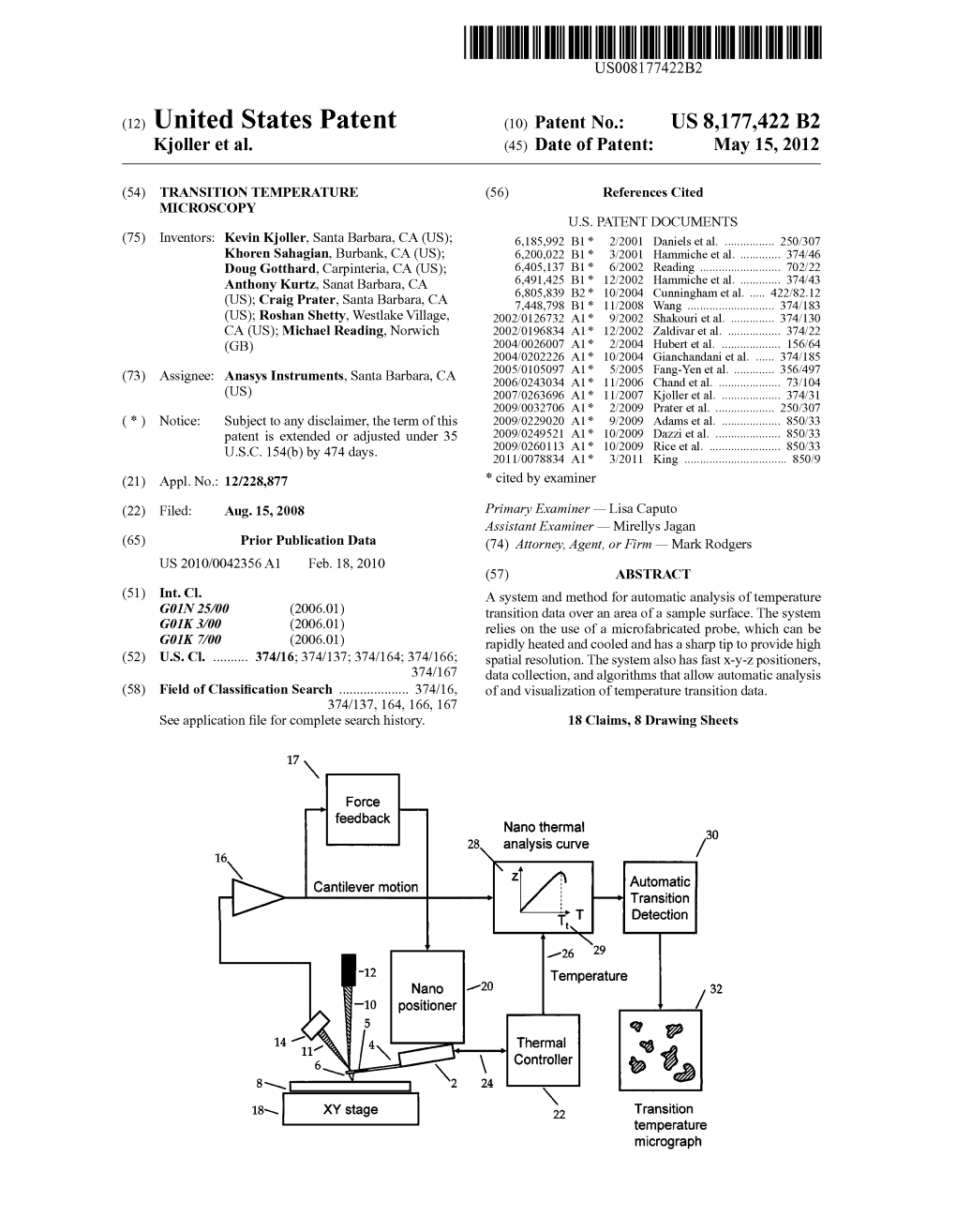 (12) United States Patent (10) Patent No.: US 8,177,422 B2 Kjoller Et Al