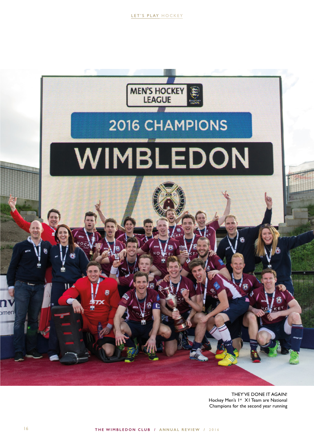 Hockey Men's 1St X1 Team Are National