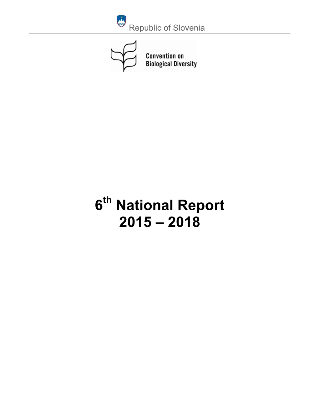 CBD Sixth National Report