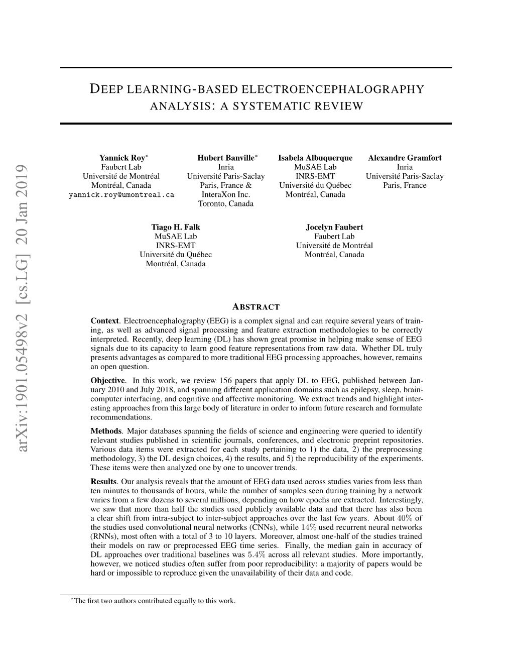 Deep Learning-Based Electroencephalography