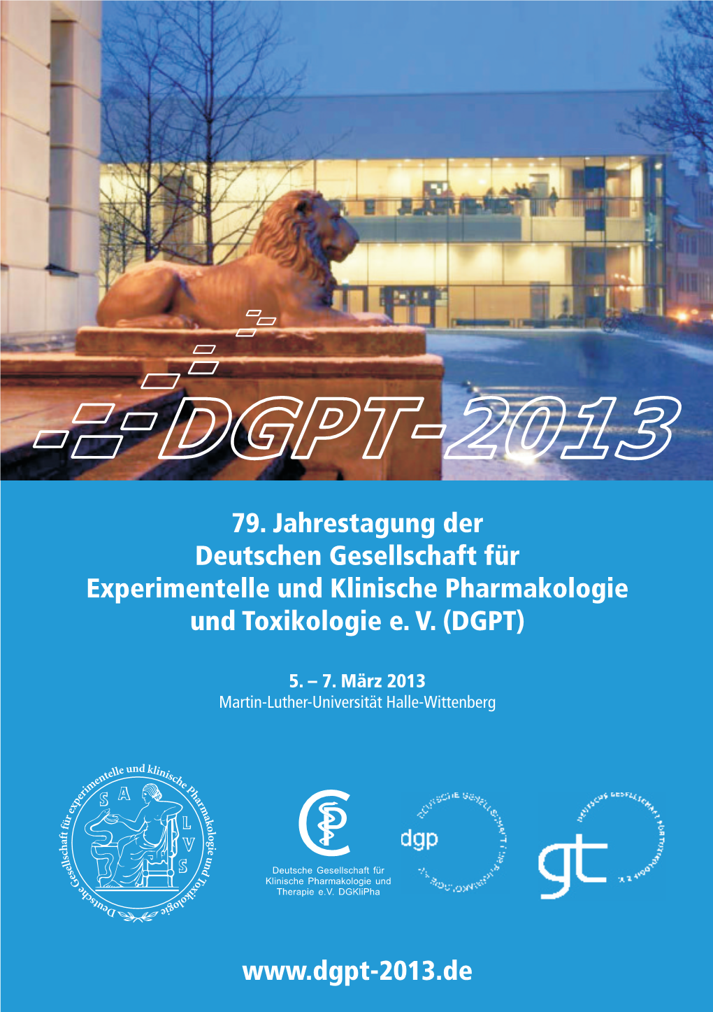 2013: DGPT-Programm, Halle / Saale