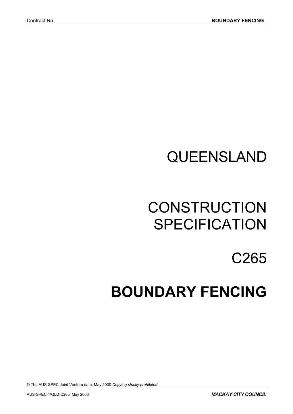 Boundary Fencing