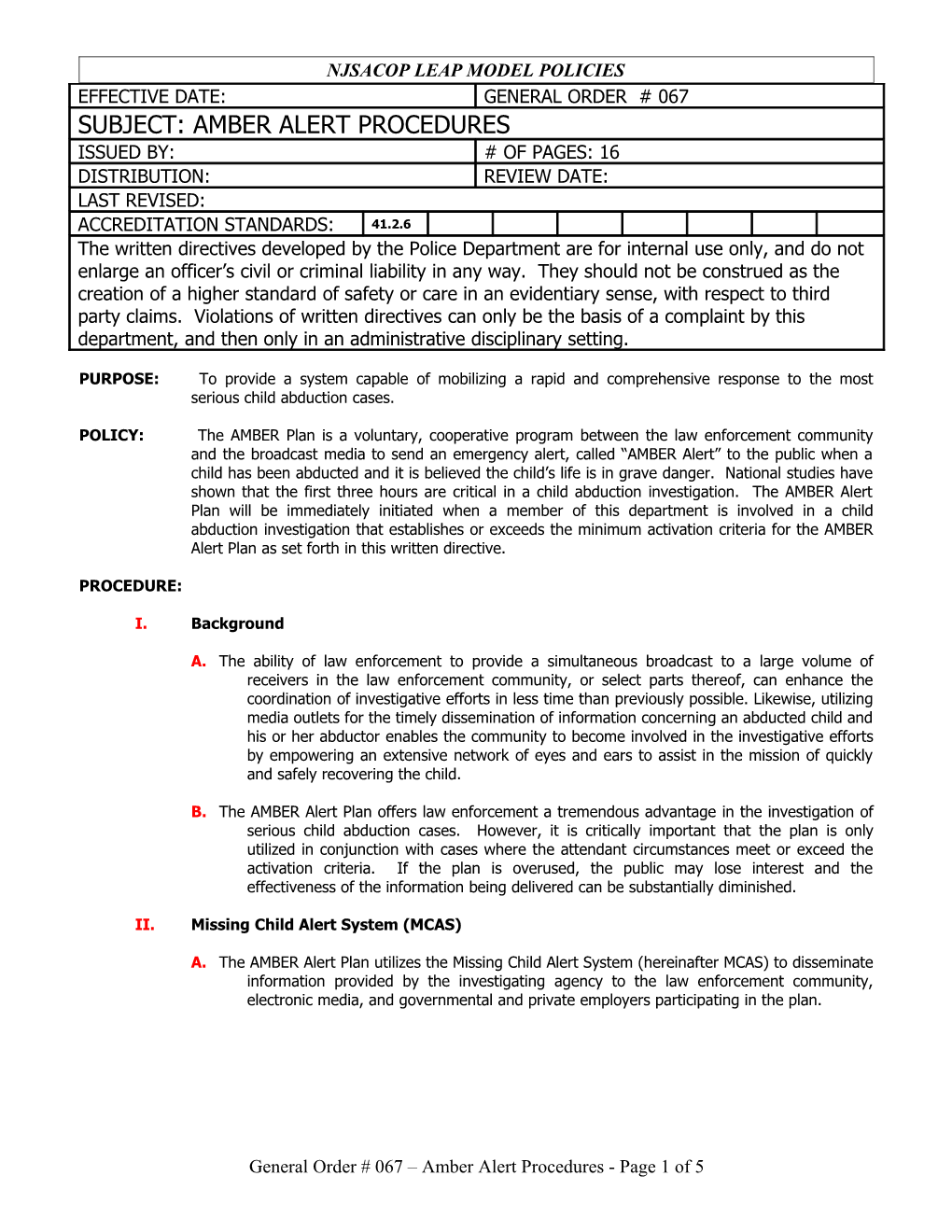 Njsacop Leap Model Policies s2