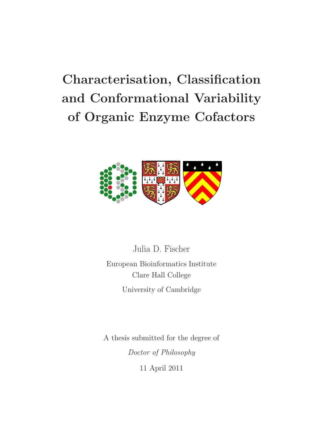 Characterisation, Classification and Conformational Variability Of