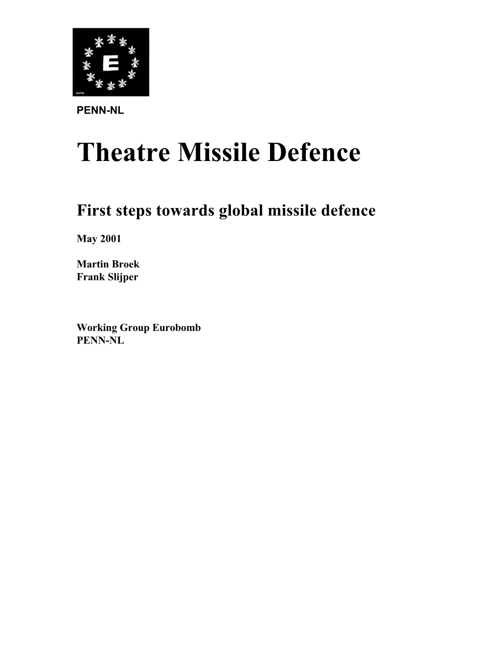 Theatre Missile Defence