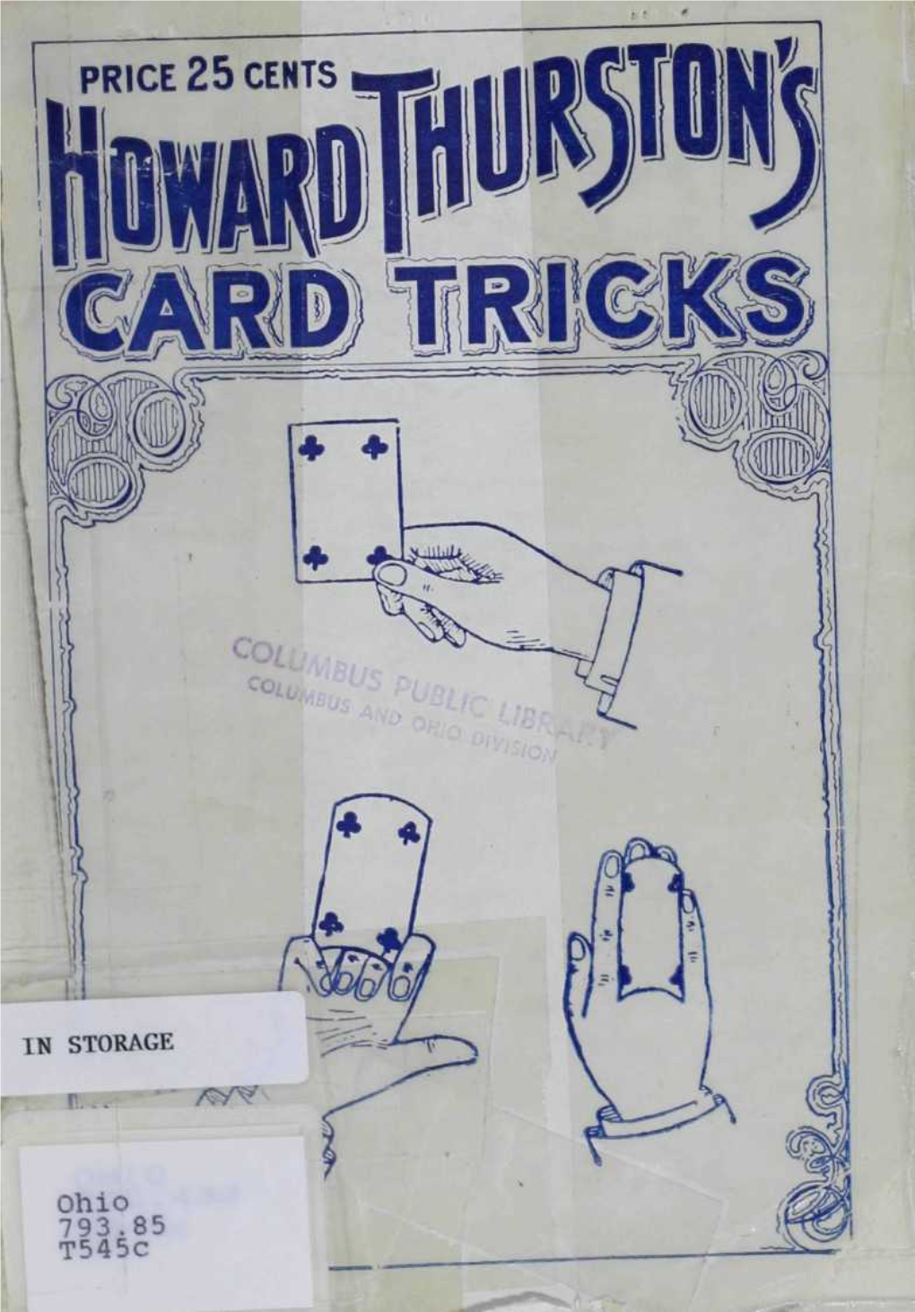 193 145 7806 Howard Thurston's CARD TRICKS