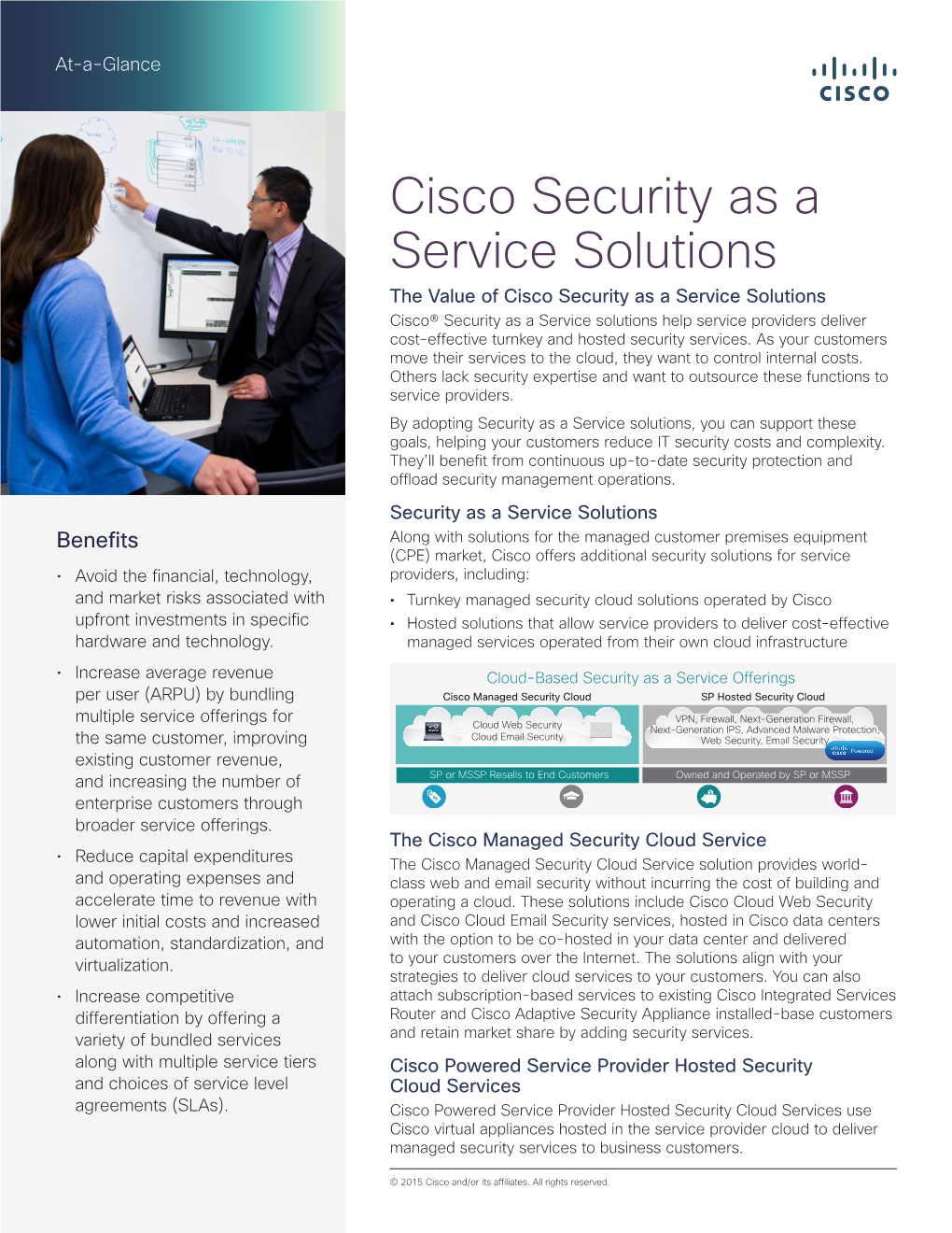 Cisco Security-As-A-Service Solutions for Service Providers