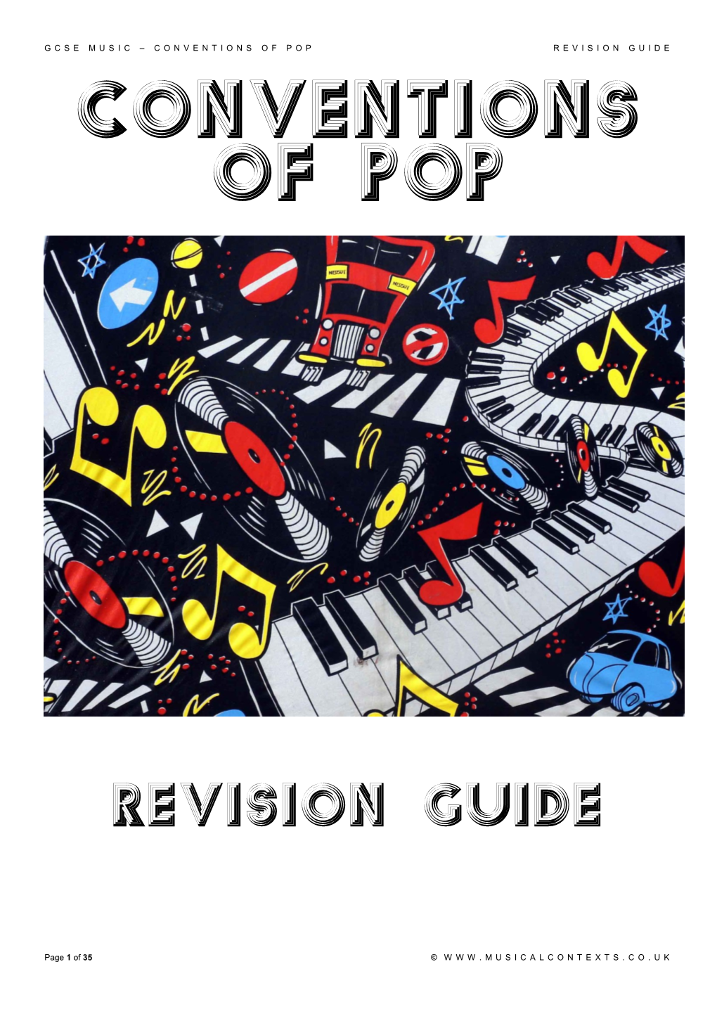 Conventions of Pop Revision Guide