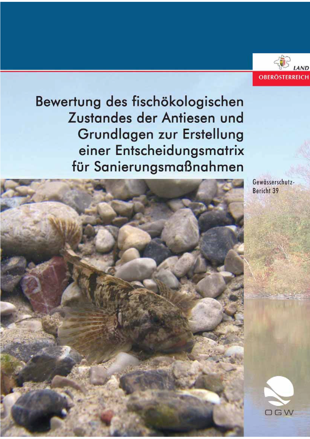 Bewertung Des Fischökologischen Zustandes Der Antiesen Und Grundlagen Zur Erstellung Einer Entscheidungsmatrix Für Sanierungsmaßnahmen