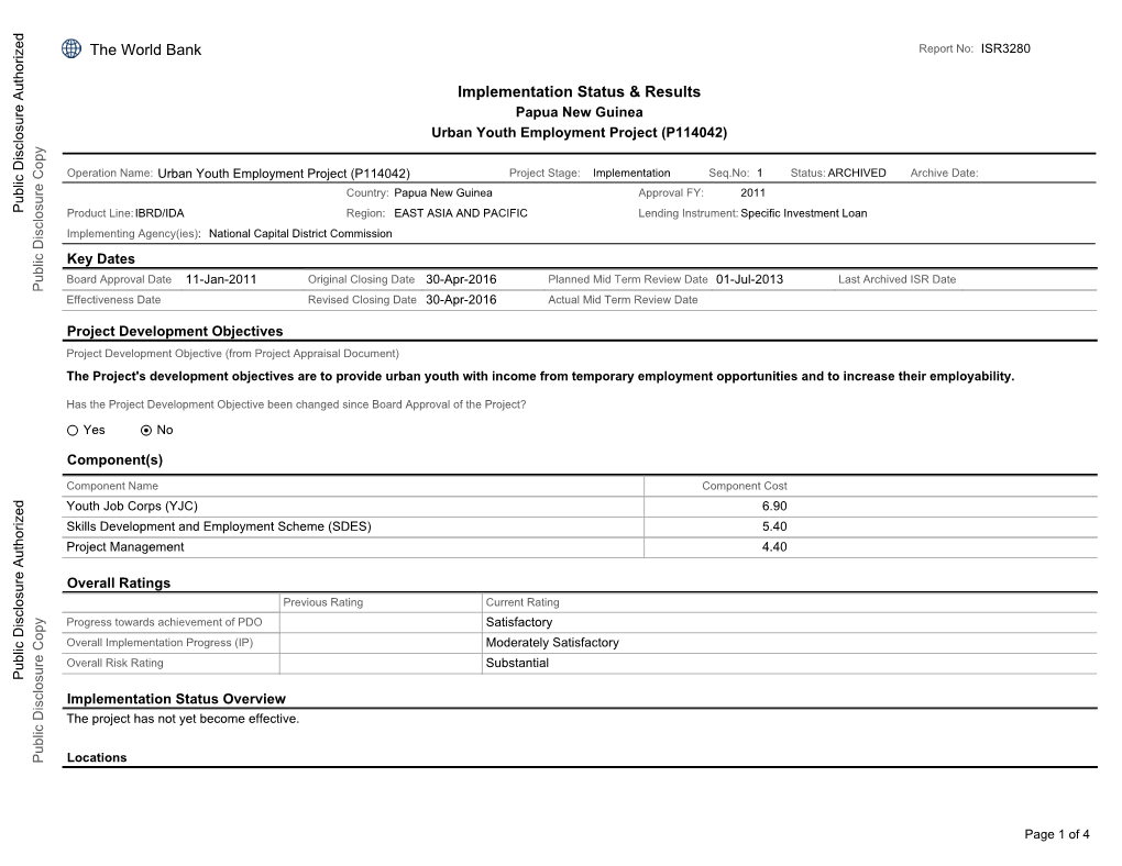 Implementation Status & Results