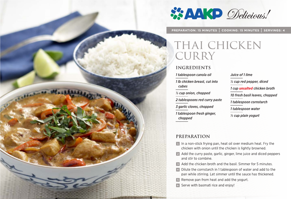 Thai Chicken Curry