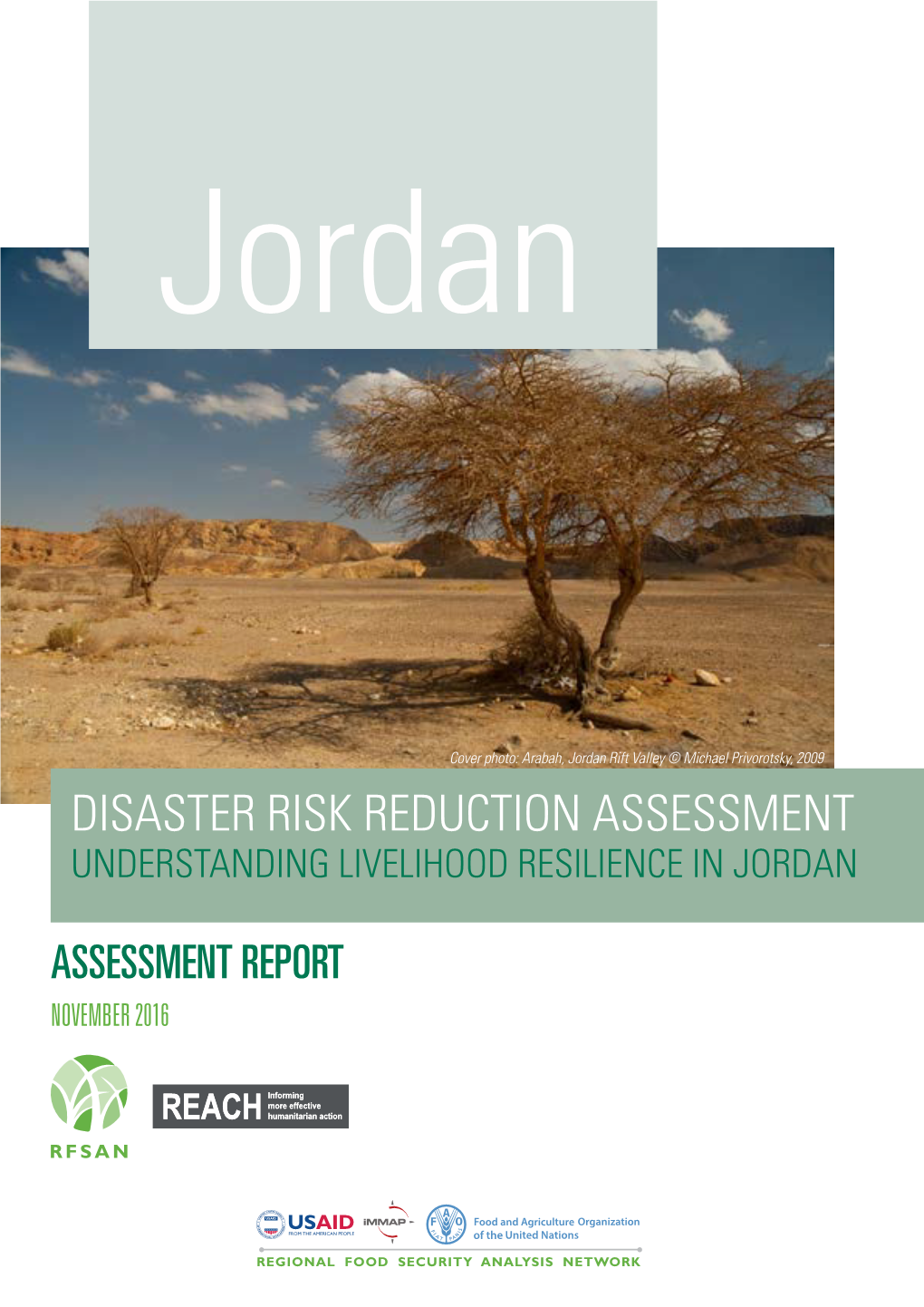 Disaster Risk Reduction Assessment Understanding Livelihood Resilience in Jordan