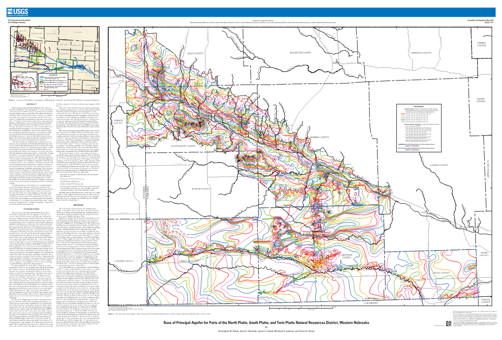 Base of Principal Aquifer for Parts of the North Platte, South Platte, And