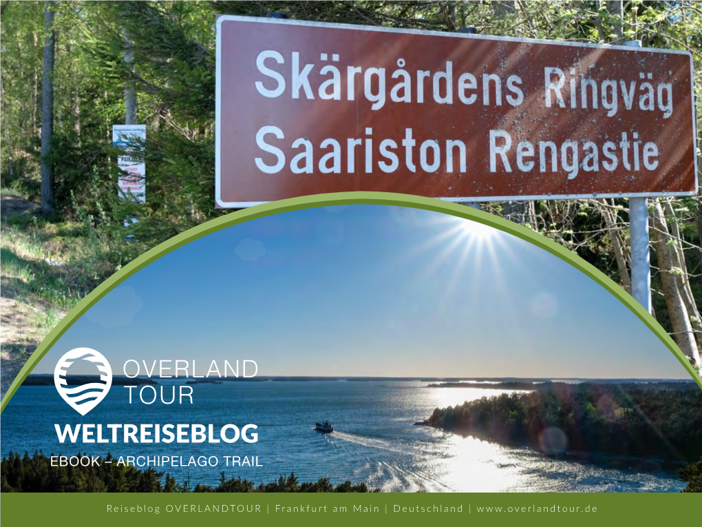 Weltreiseblog Ebook – Archipelago Trail