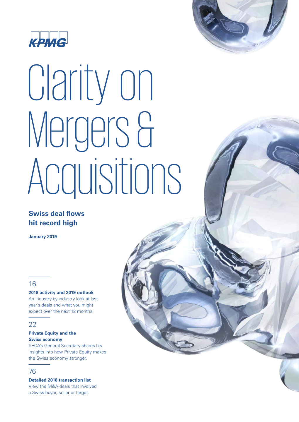 Clarity on Mergers and Acquisitions