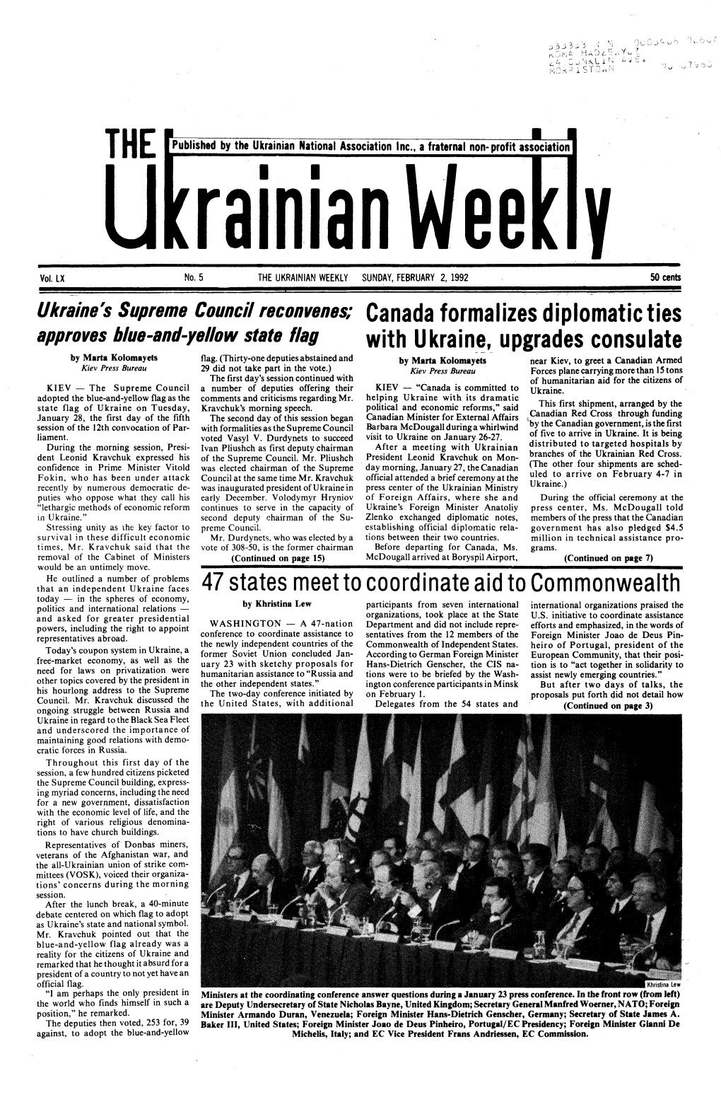 The Ukrainian Weekly 1992