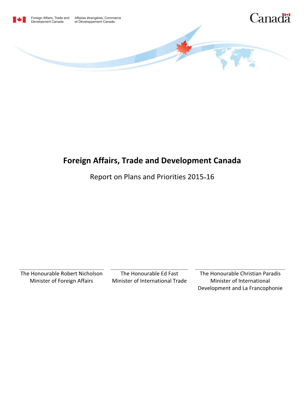 Foreign Affairs, Trade and Development Canada