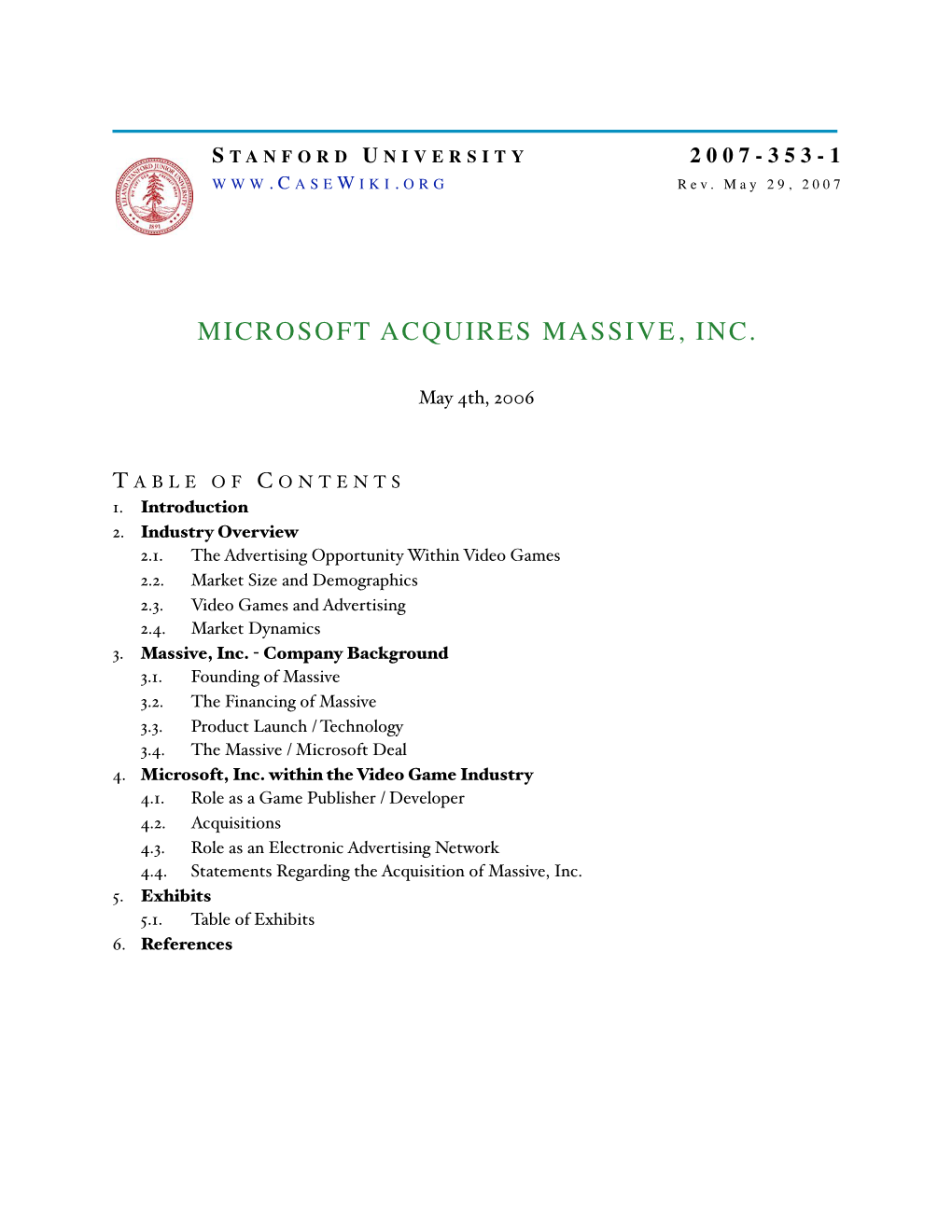 Microsoft Acquires Massive, Inc