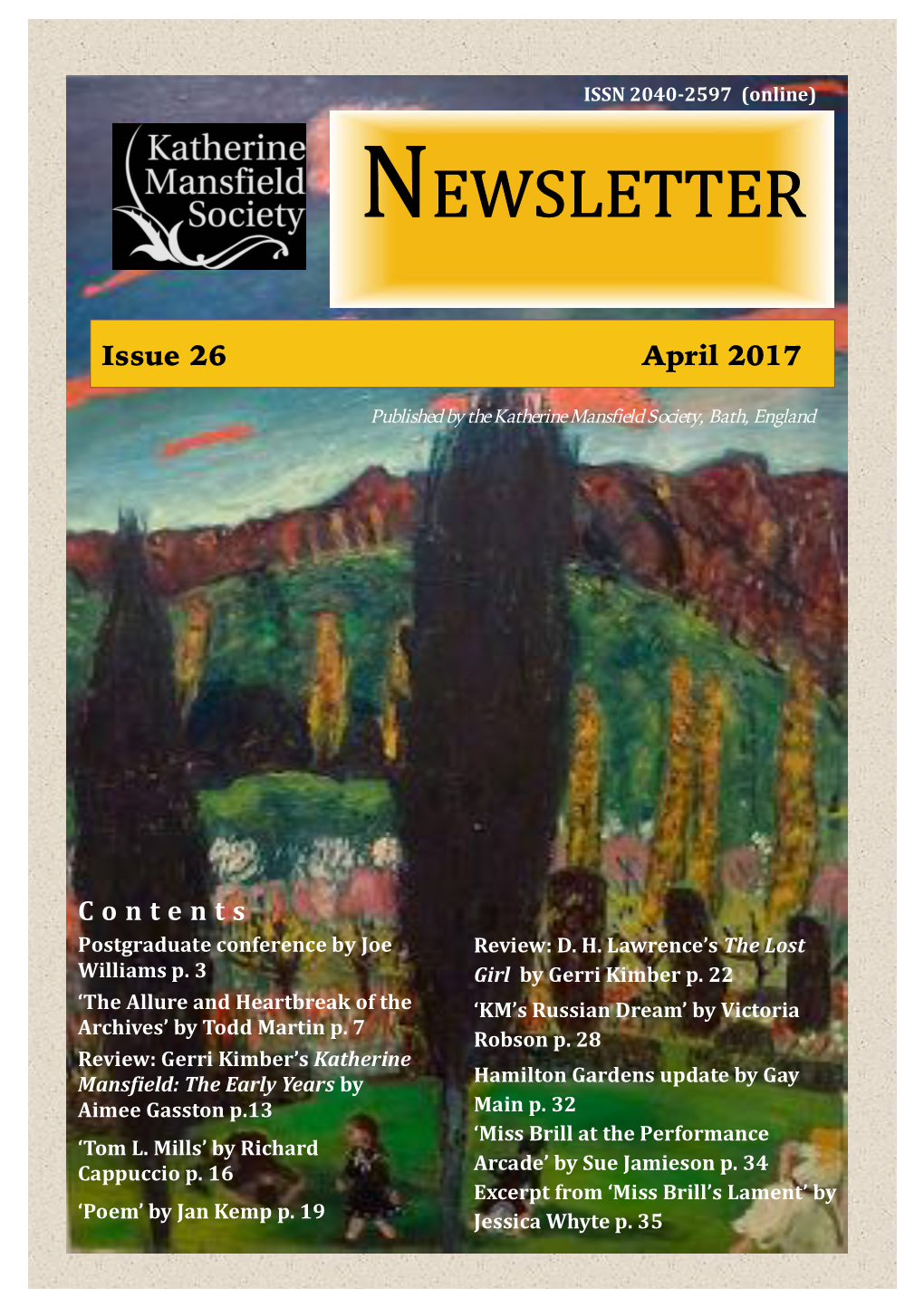 Issue 26 ! !!!!!!!!!! ! ! ! April 2017!