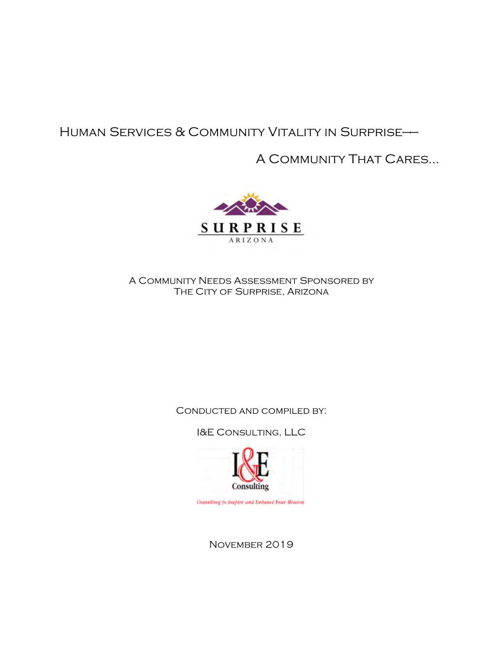 Human Services & Community Vitality in Surprise
