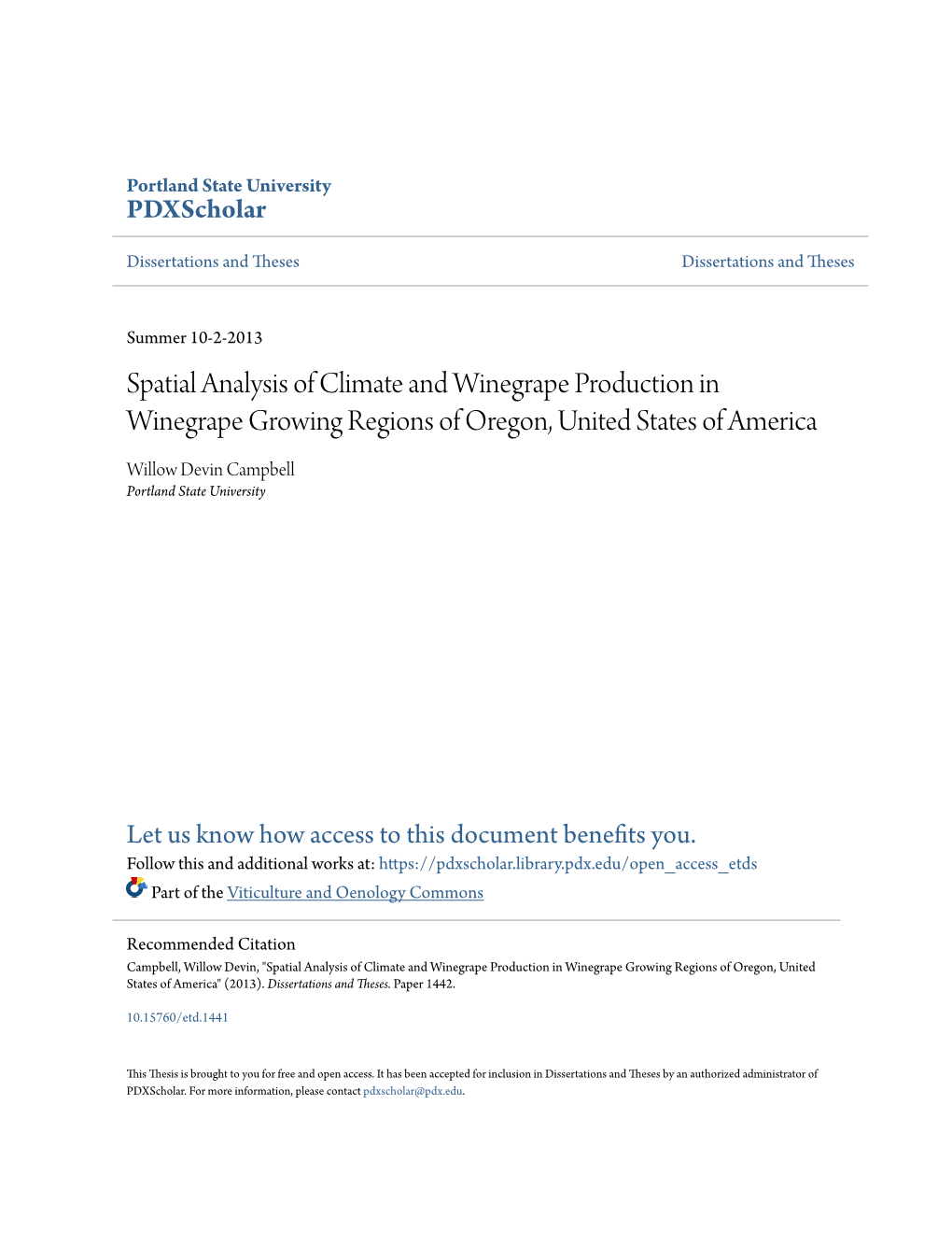 2.1 Climate and World Winegrape Growing Regions