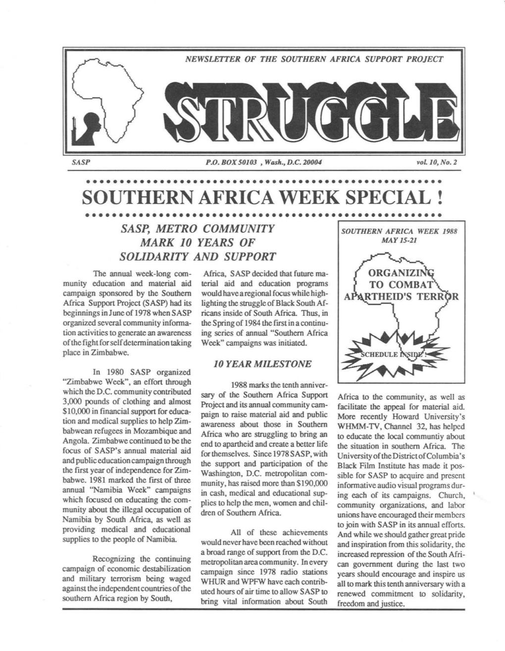 Southern Africa Week Special !