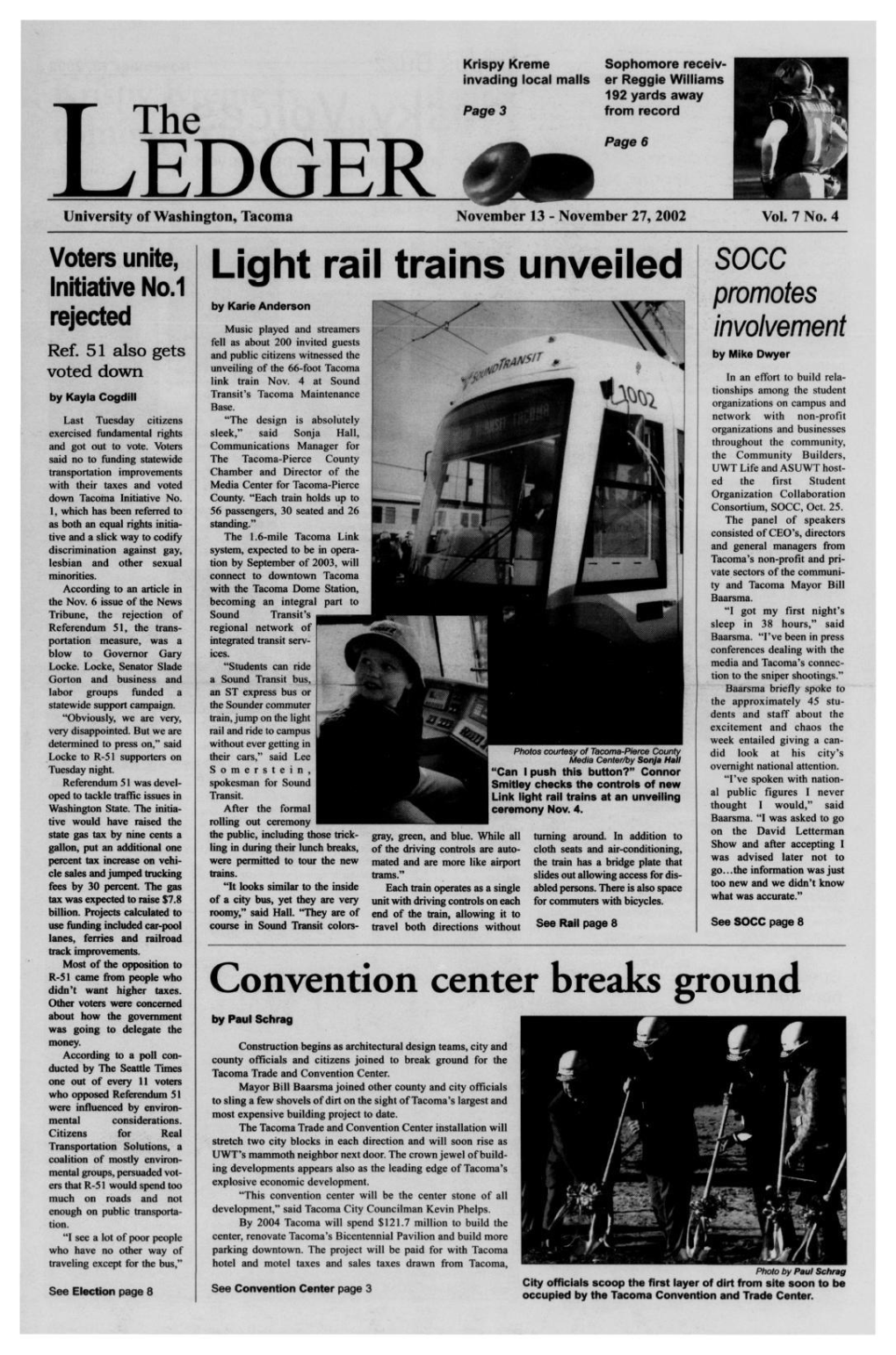 Light Rail Trains Unveiled Socc Initiative No.1 Promotes Rejected by Karie Anderson Music Played and Streamers Involvement Fell As About 200 Invited Guests Ref