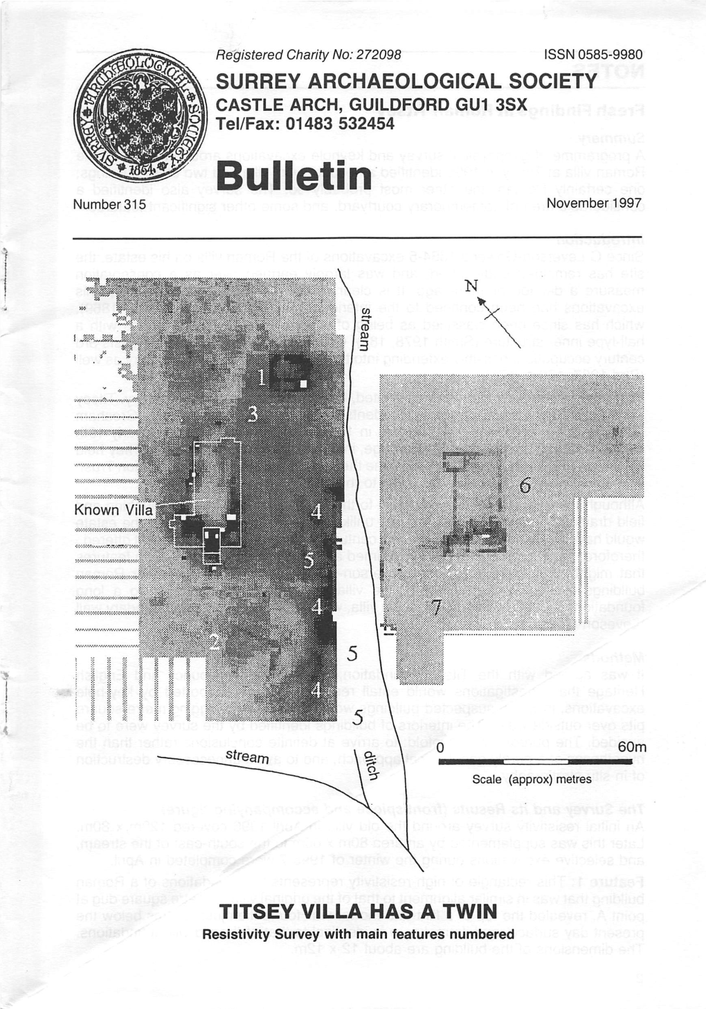 Bulletin N U M B E R 3 1 5 N O V E M B E R 1 9 9 7